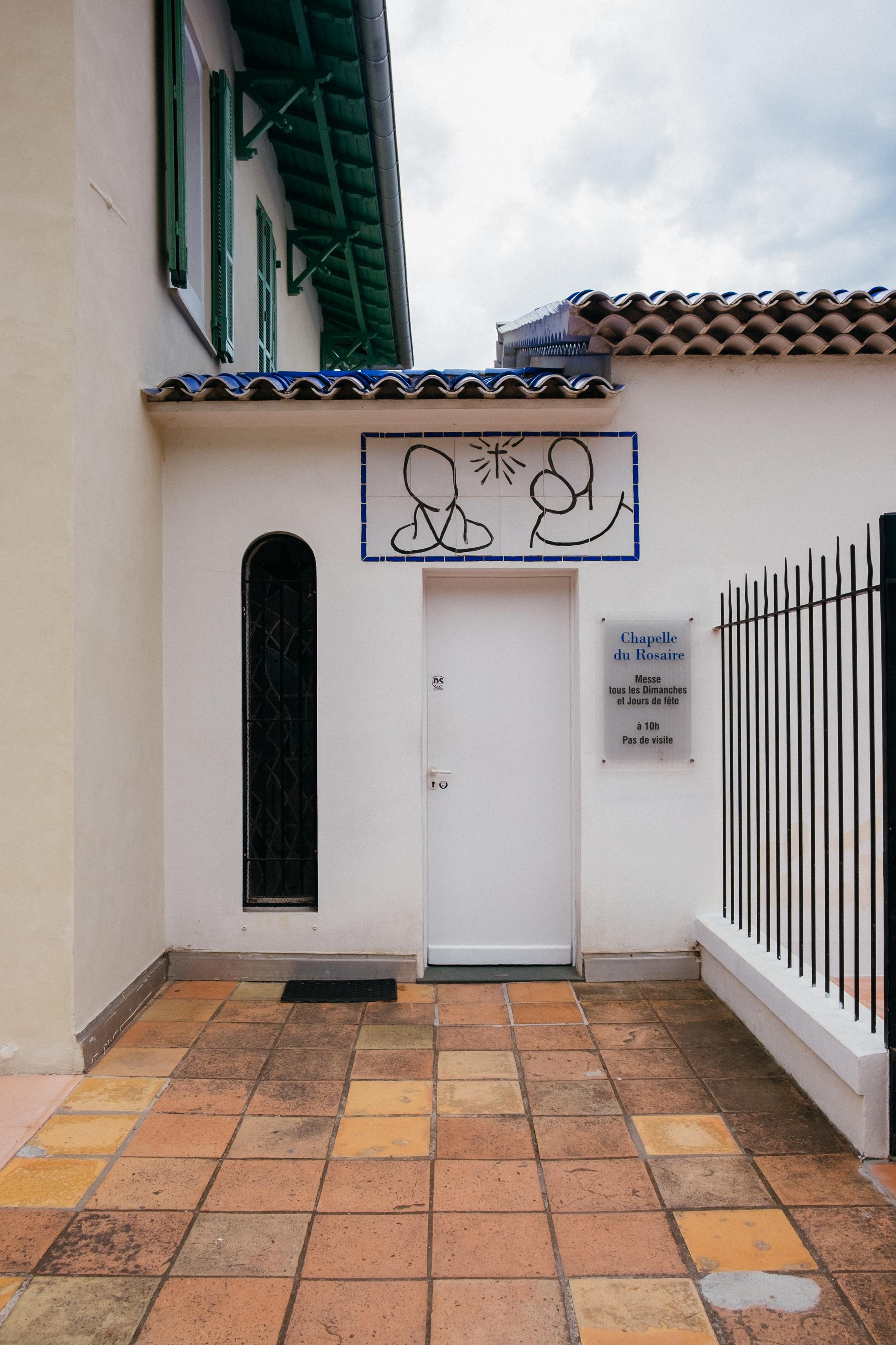 The Rosary Chapel by Matisse in Vence, France