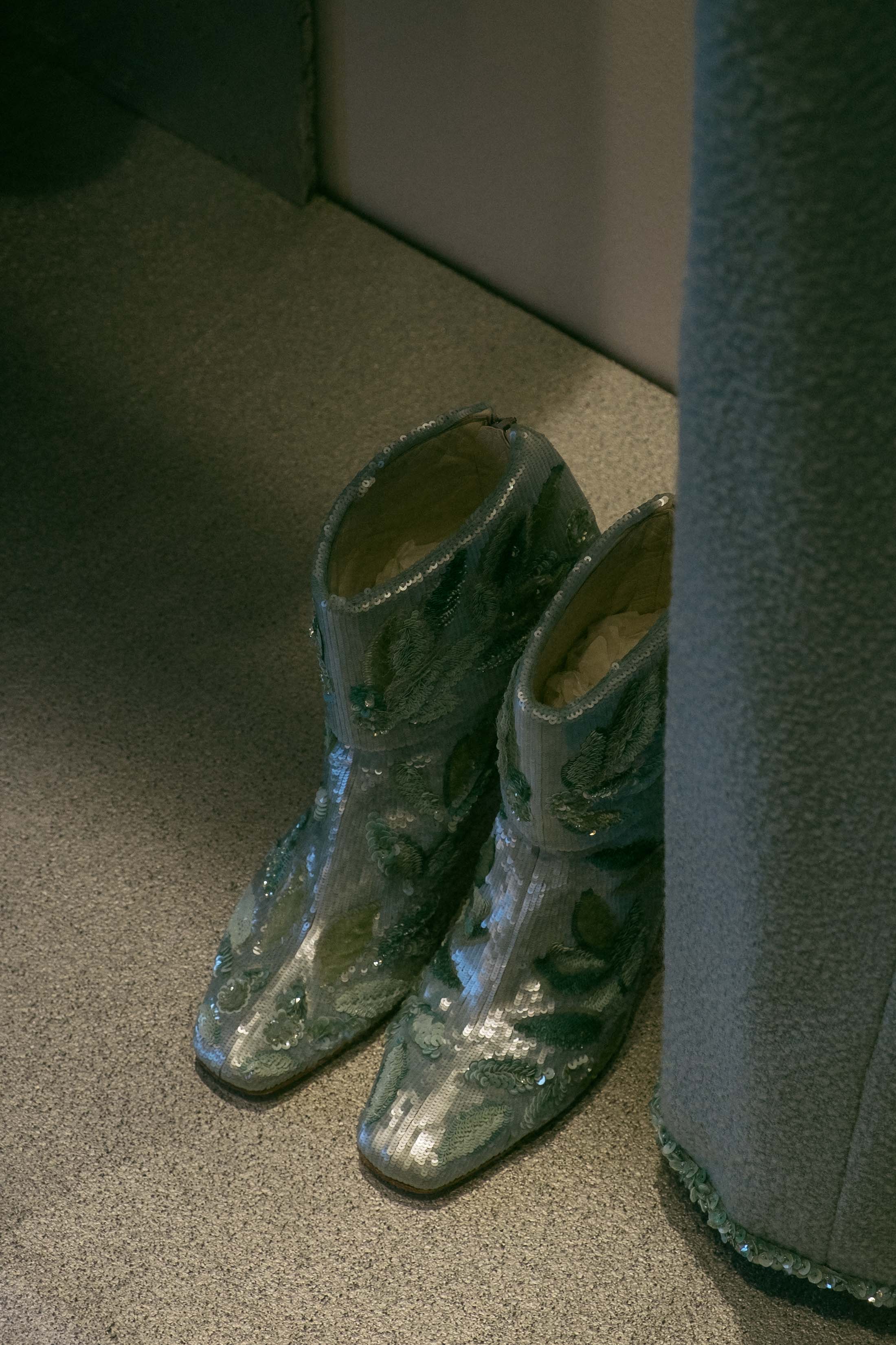 Boots for the bride at Chanel Haute Couture Fall 2018