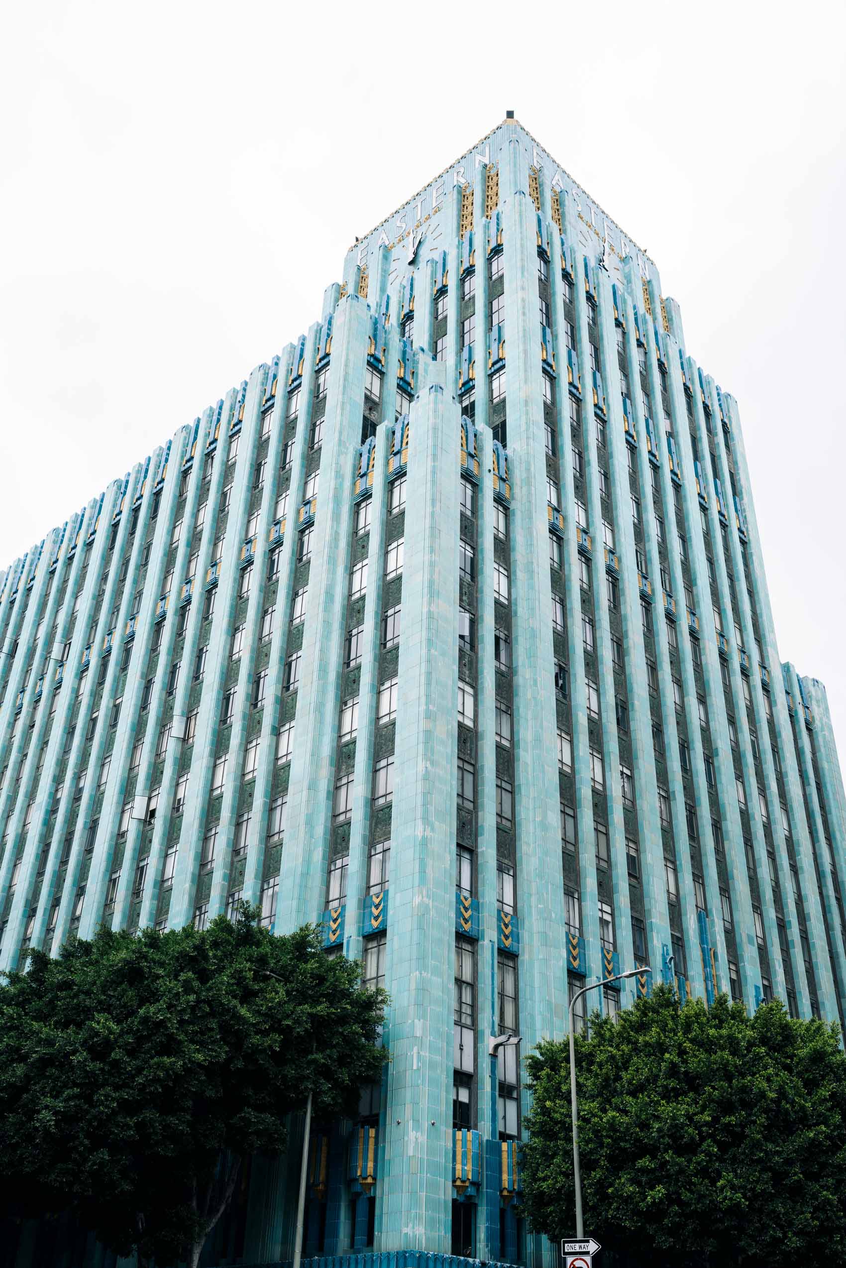 The Art Deco style Eastern building in Downtown Los Angeles