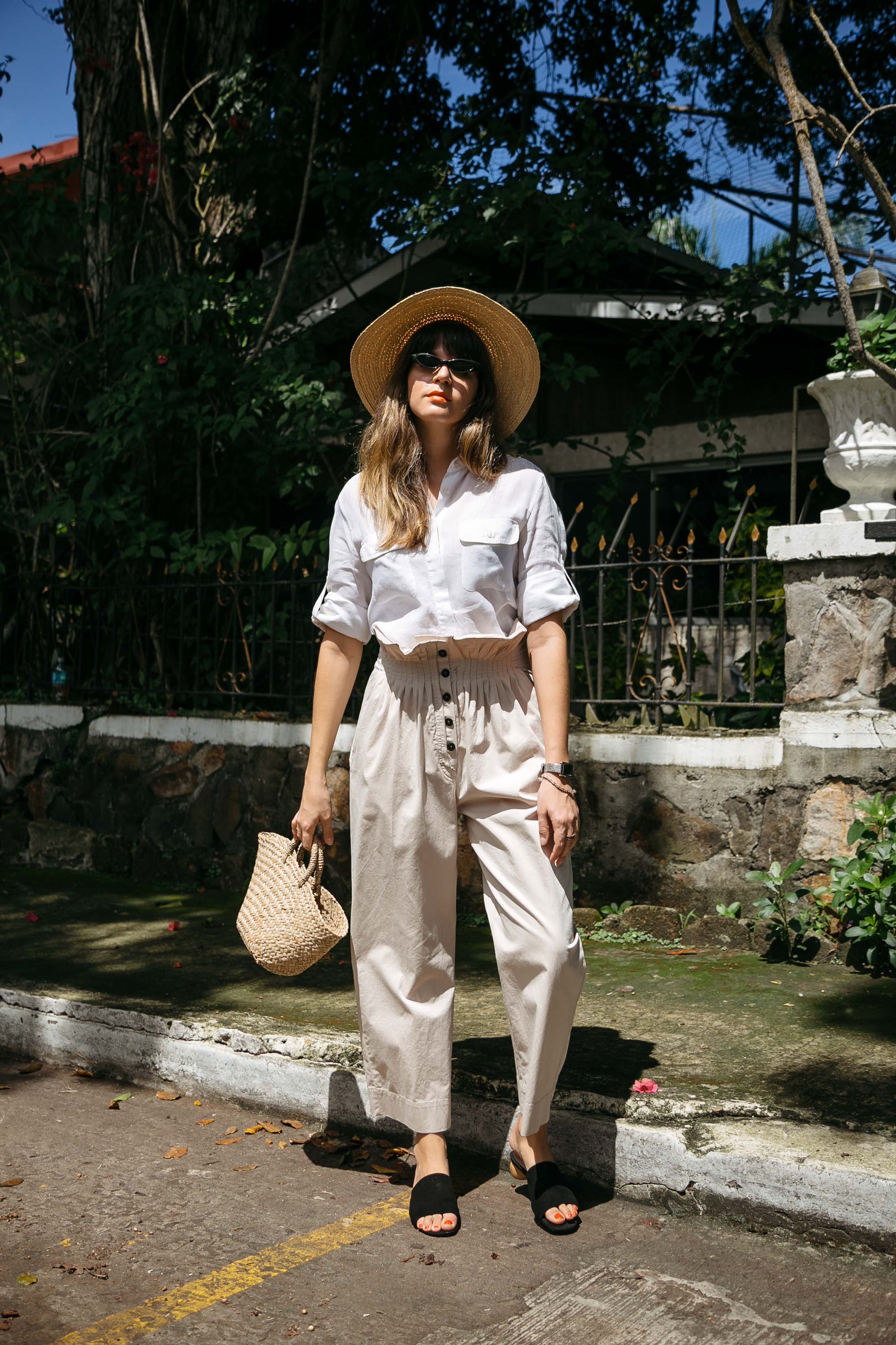 Maristella in a summer in France inspired look