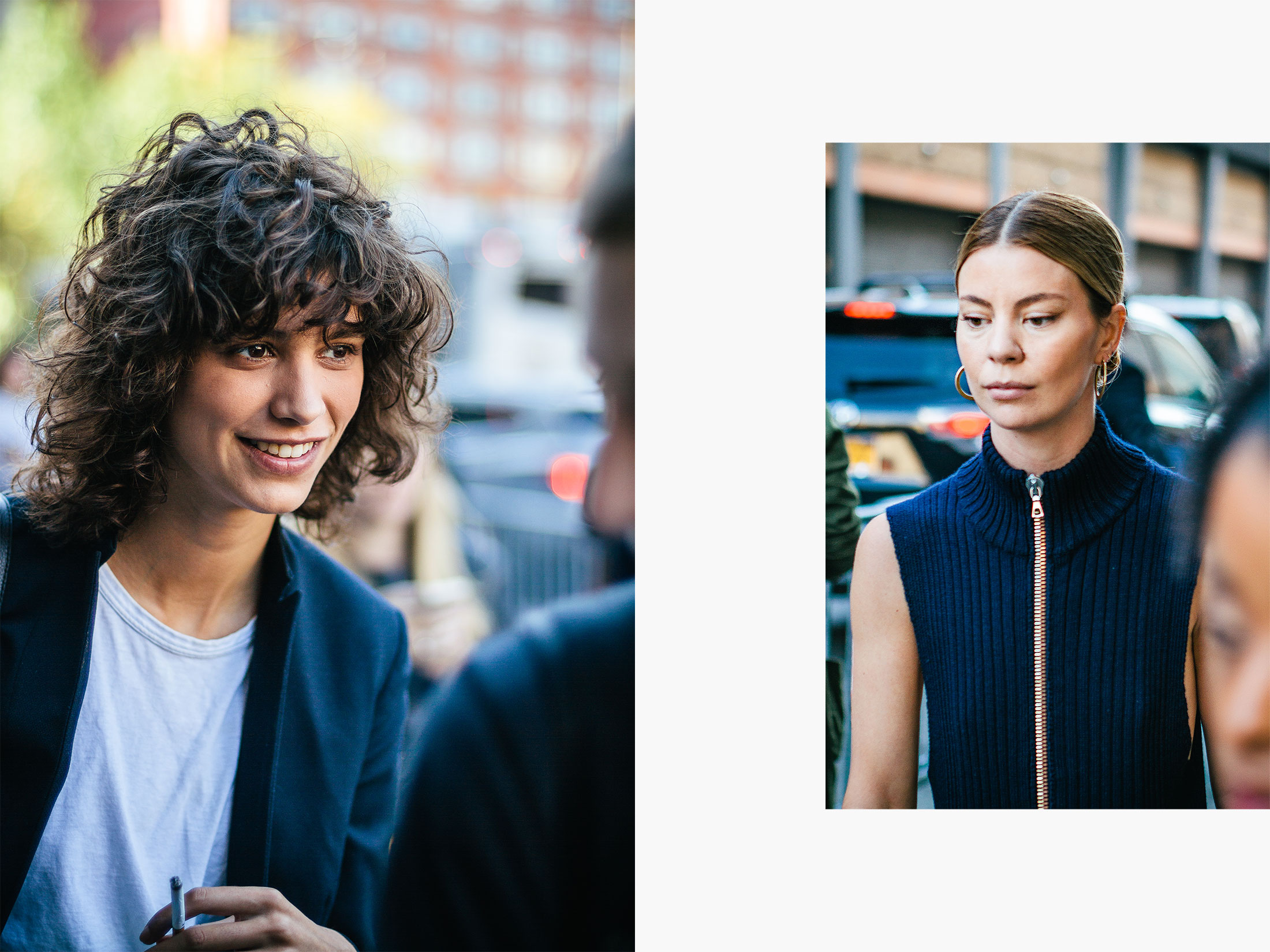 Model off duty NYFW