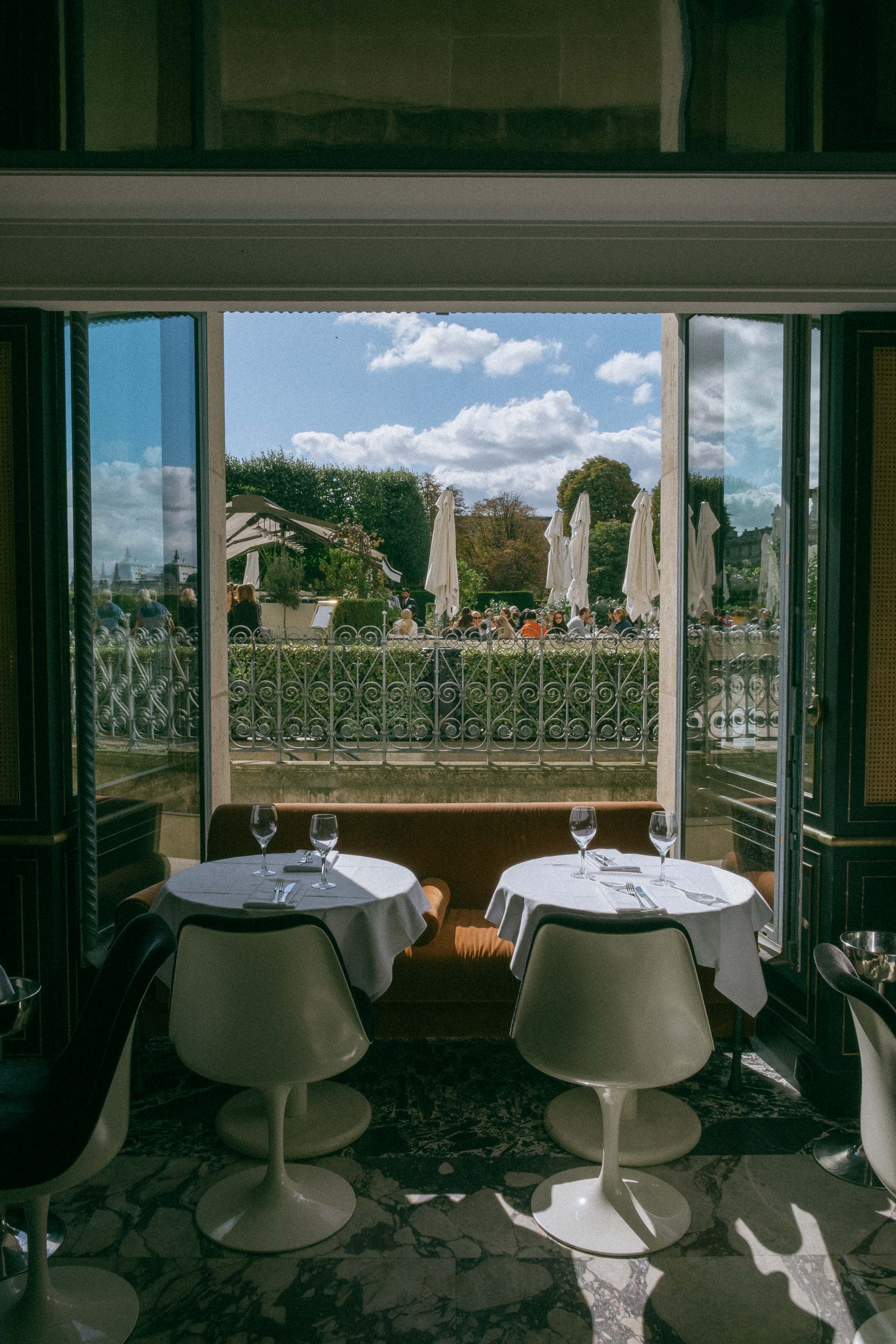 Decor at LouLou Restaurant in Paris