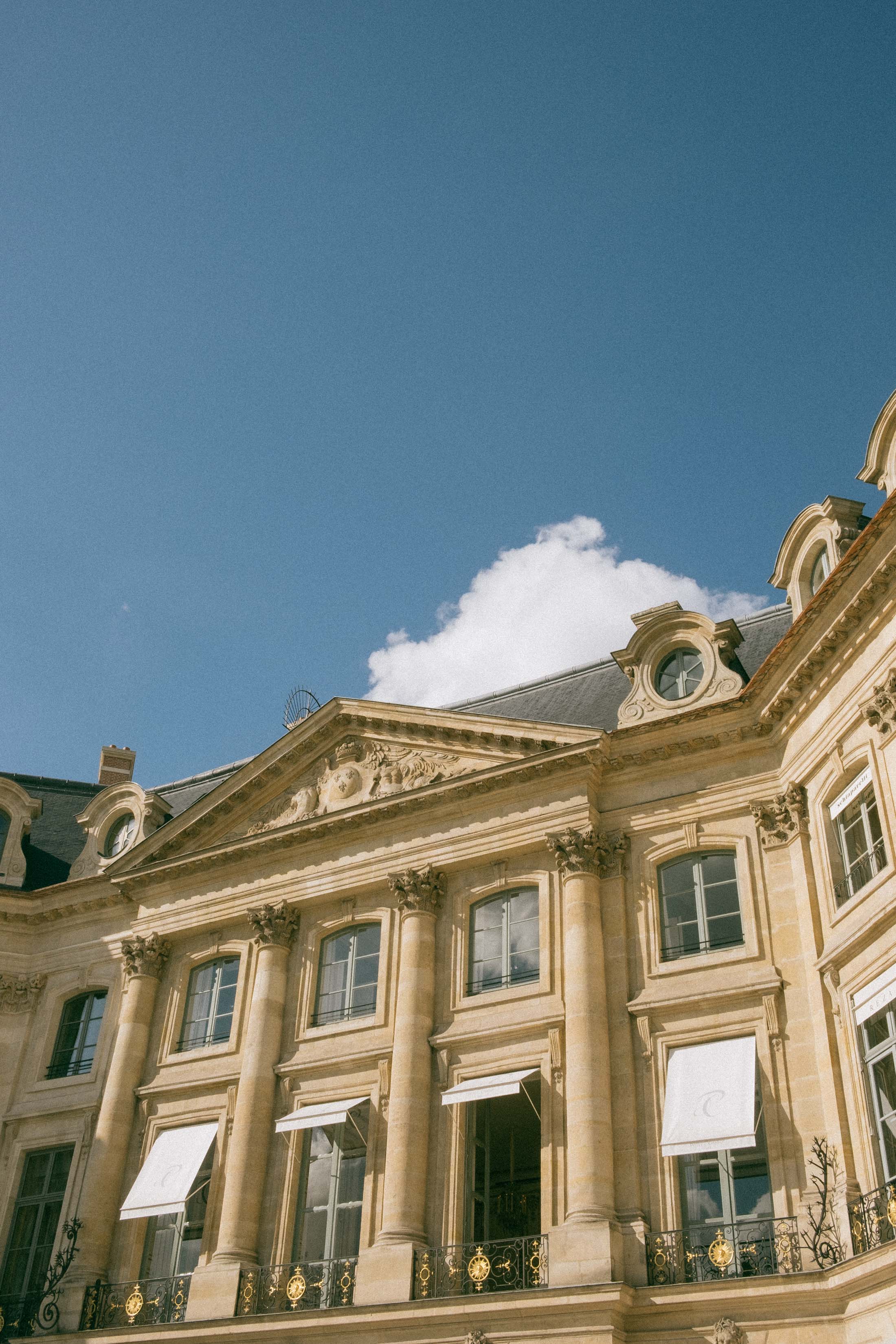 The Ritz at Place Vêndome in Paris