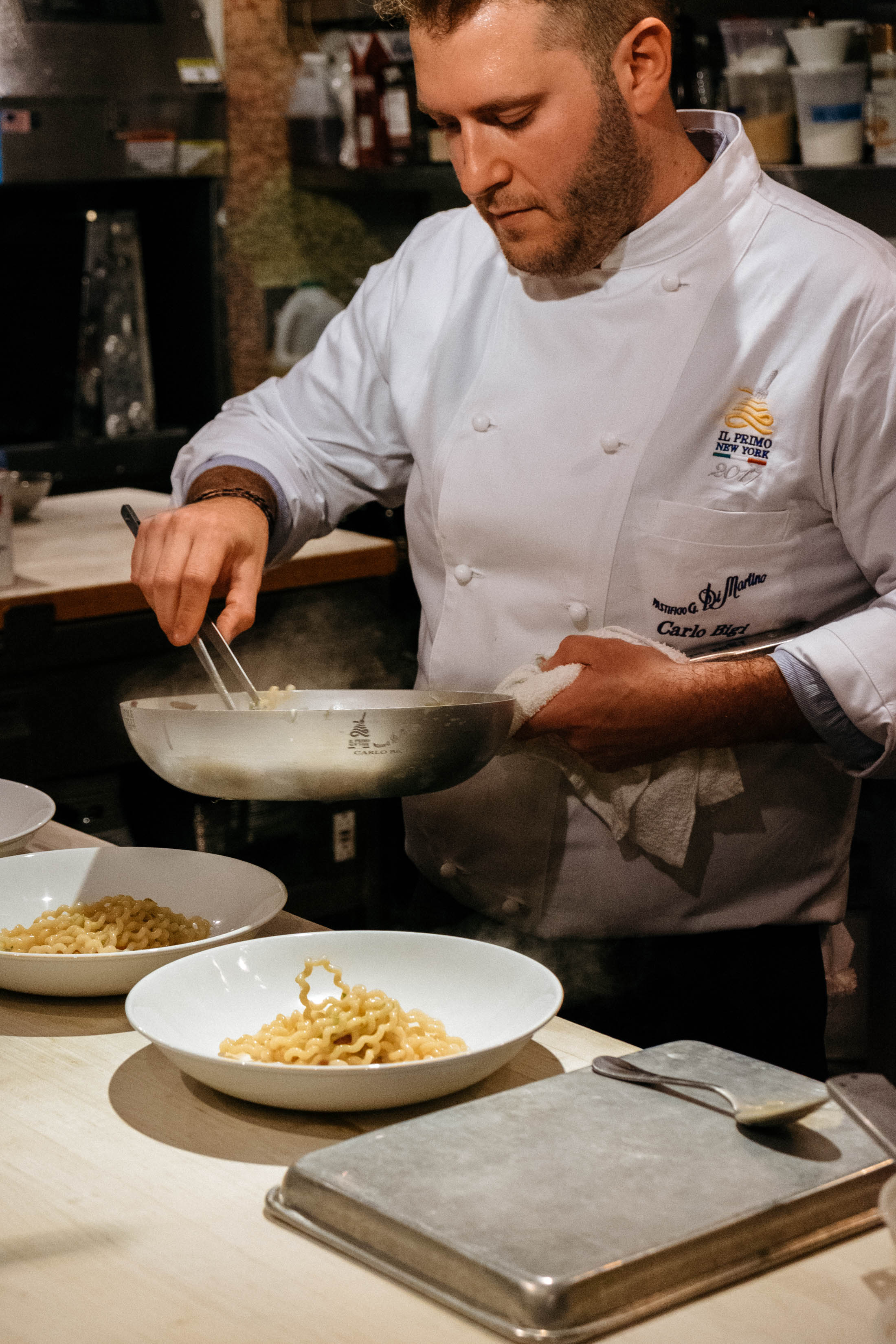 Chef Carlo Bigi of Gemma Restaurant in the Bowery Hotel New York