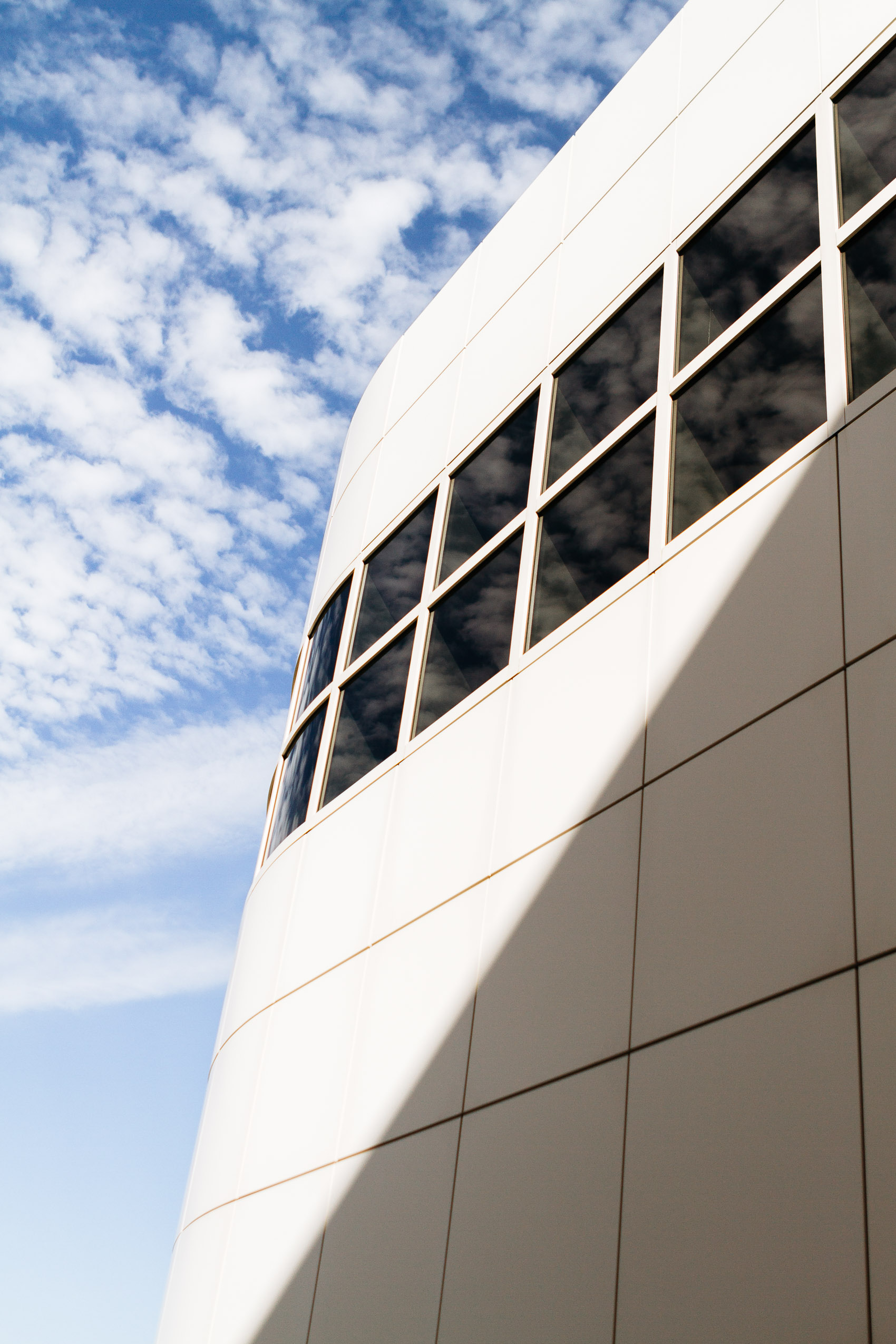 Beautiful façade of the Getty Center in Los Angeles